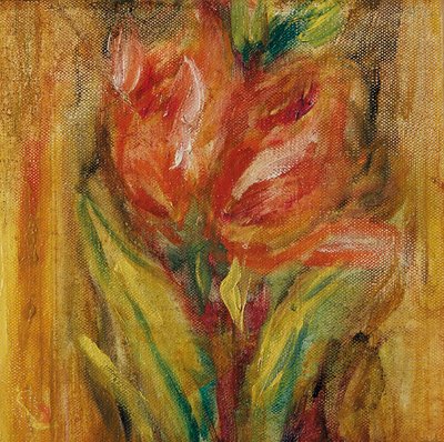 Tulipanes de Pierre Auguste Renoir